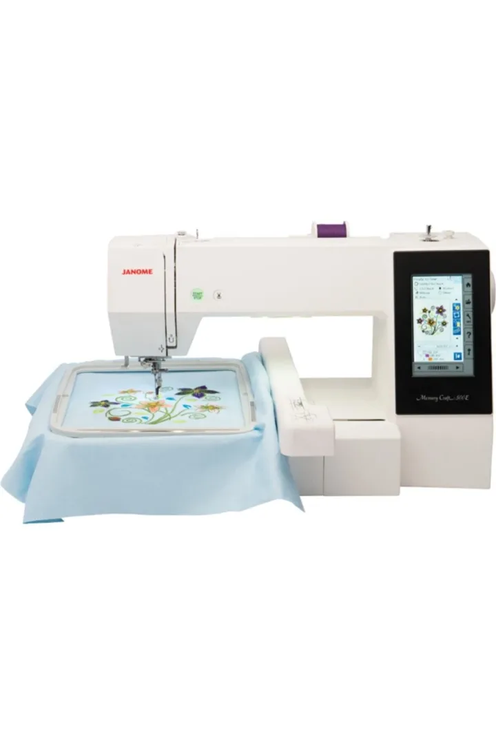 Janome Beyaz Mc500e Bilgisayarlı Nakış Makinası