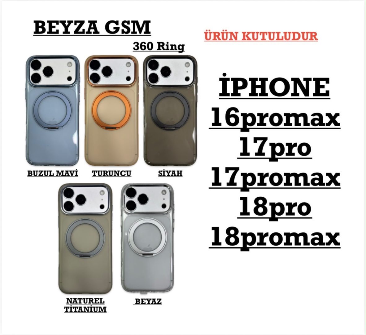 360 Ring Kılıf Serisi (Toptan) Cad-045