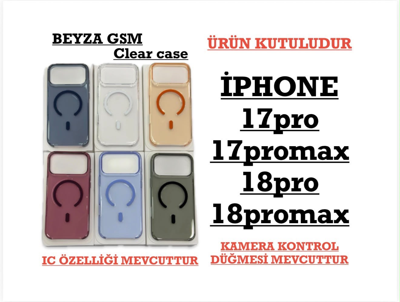Clear Case Kılıf Serisi (Toptan) Cad-049