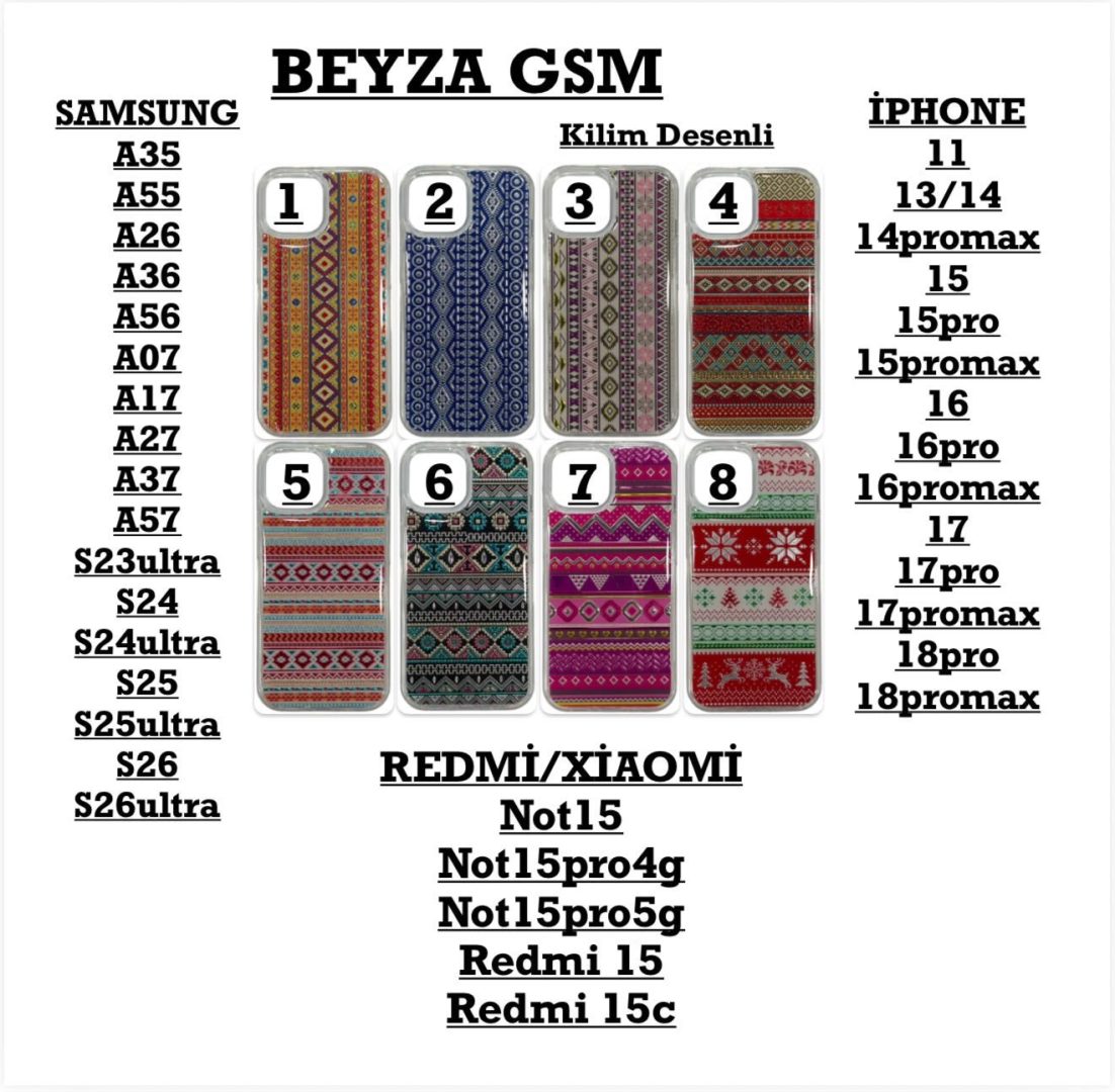 Kilim Desenli Kılıf Serisi (Toptan) Cad-033